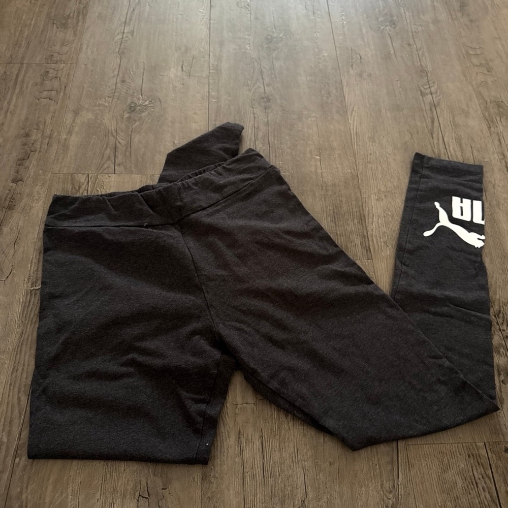Puma Gray Leggings Athletic Fit NWOT